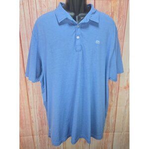 Travis‎ Mathew Mens Blue Polo XXL Pima Cotton Blend